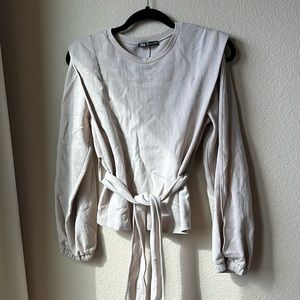 Structured top from Zara